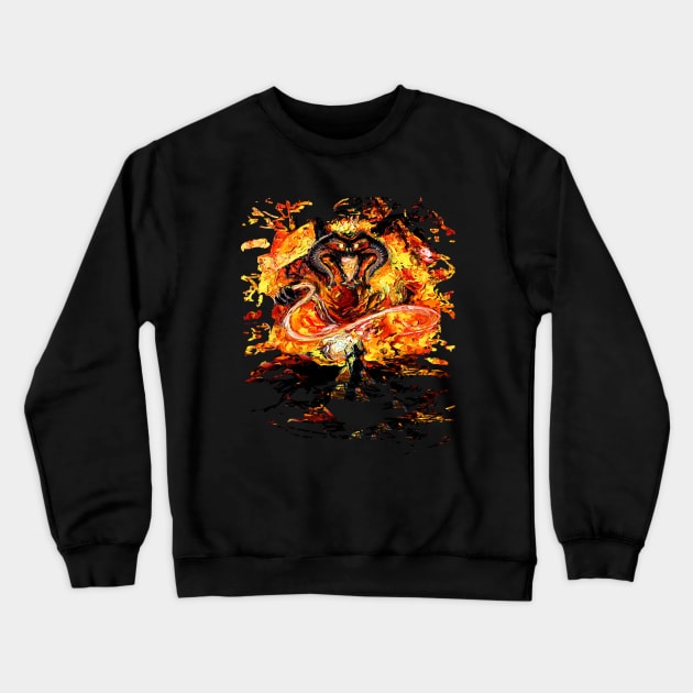 van Gogh Never Passed (version 2) Crewneck Sweatshirt by sagittariusgallery